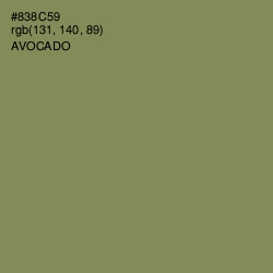 #838C59 - Avocado Color Image