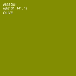 #838D01 - Olive Color Image