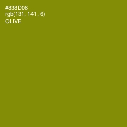 #838D06 - Olive Color Image