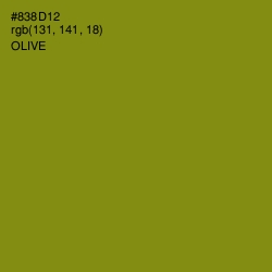 #838D12 - Olive Color Image