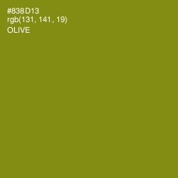 #838D13 - Olive Color Image