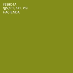 #838D1A - Hacienda Color Image