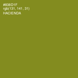#838D1F - Hacienda Color Image