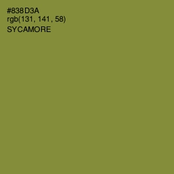 #838D3A - Sycamore Color Image