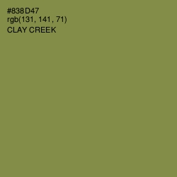 #838D47 - Clay Creek Color Image