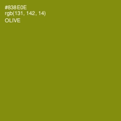 #838E0E - Olive Color Image