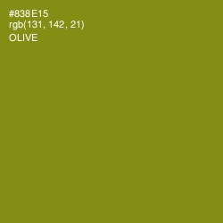 #838E15 - Olive Color Image