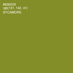 #838E29 - Sycamore Color Image