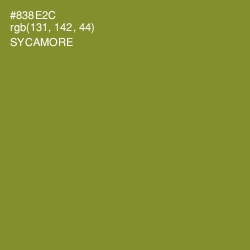 #838E2C - Sycamore Color Image