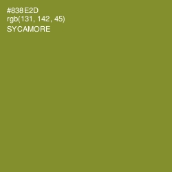 #838E2D - Sycamore Color Image