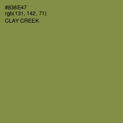 #838E47 - Clay Creek Color Image