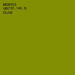 #838F03 - Olive Color Image