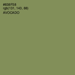 #838F58 - Avocado Color Image