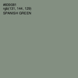 #839081 - Spanish Green Color Image