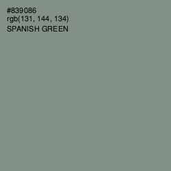 #839086 - Spanish Green Color Image