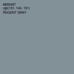 #839097 - Regent Gray Color Image