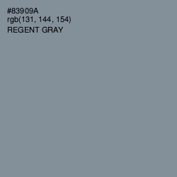 #83909A - Regent Gray Color Image