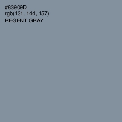 #83909D - Regent Gray Color Image