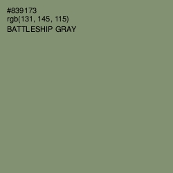 #839173 - Battleship Gray Color Image