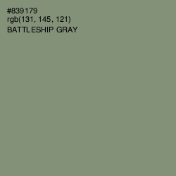 #839179 - Battleship Gray Color Image