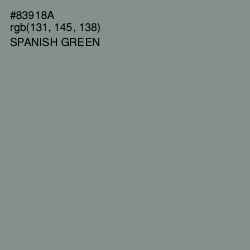 #83918A - Spanish Green Color Image