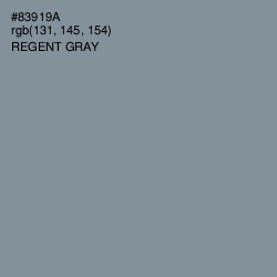 #83919A - Regent Gray Color Image