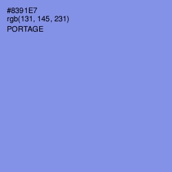 #8391E7 - Portage Color Image
