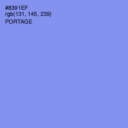 #8391EF - Portage Color Image