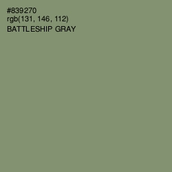 #839270 - Battleship Gray Color Image