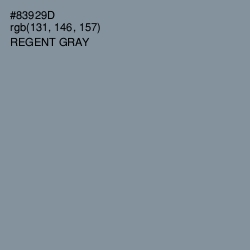 #83929D - Regent Gray Color Image