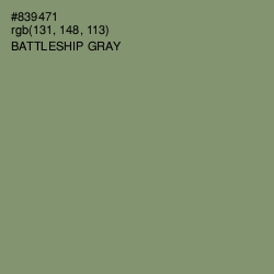 #839471 - Battleship Gray Color Image
