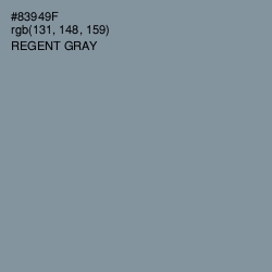 #83949F - Regent Gray Color Image