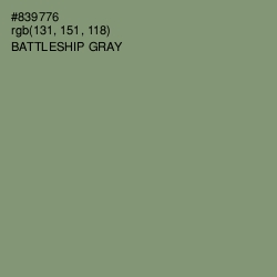 #839776 - Battleship Gray Color Image