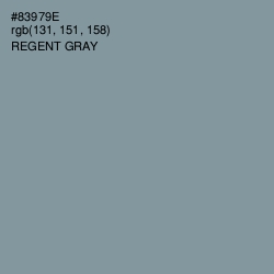 #83979E - Regent Gray Color Image