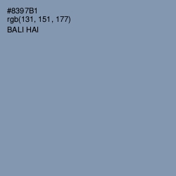 #8397B1 - Bali Hai Color Image