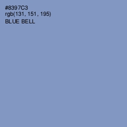 #8397C3 - Blue Bell Color Image