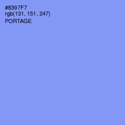 #8397F7 - Portage Color Image