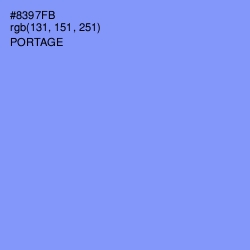 #8397FB - Portage Color Image