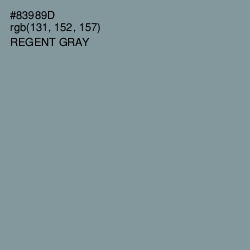 #83989D - Regent Gray Color Image