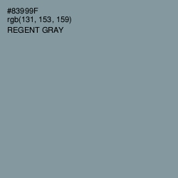 #83999F - Regent Gray Color Image