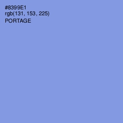 #8399E1 - Portage Color Image