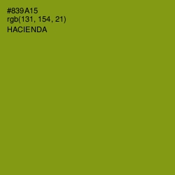 #839A15 - Hacienda Color Image