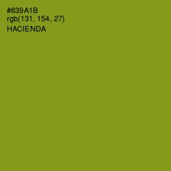 #839A1B - Hacienda Color Image