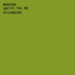 #839A26 - Sycamore Color Image