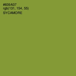 #839A37 - Sycamore Color Image