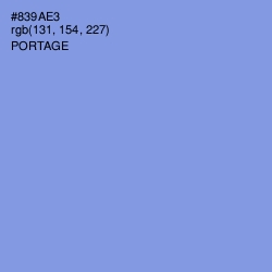 #839AE3 - Portage Color Image