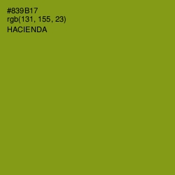 #839B17 - Hacienda Color Image