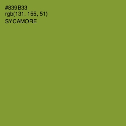 #839B33 - Sycamore Color Image