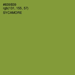 #839B39 - Sycamore Color Image