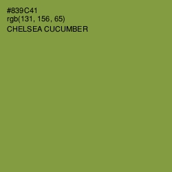 #839C41 - Chelsea Cucumber Color Image
